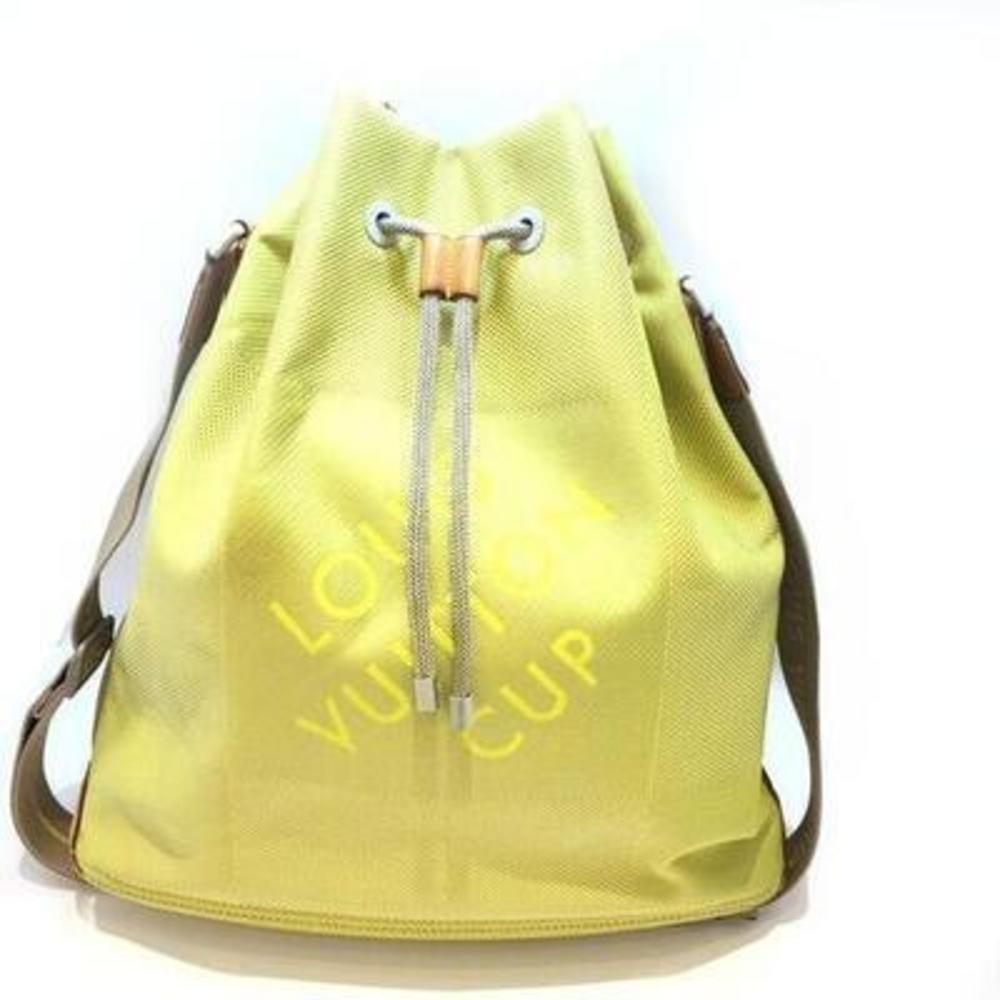Louis Vuitton Damier Jean Drawstring Tote Bag